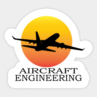 aircraft engineering aerospace engineer Sticker